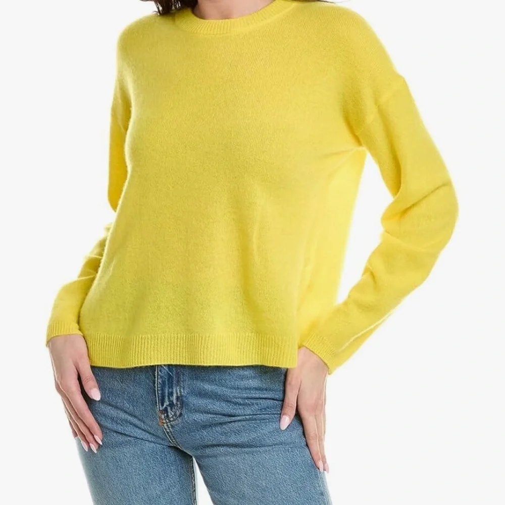NWT- Velvet by Graham and Spencer- Brynne Cashmere Sweater- Size Large - Picture 2 of 8